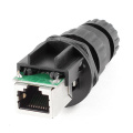 RJ45 Waterproof Connector for Cat5, Cat5e, CAT6, CAT6A Network Cable